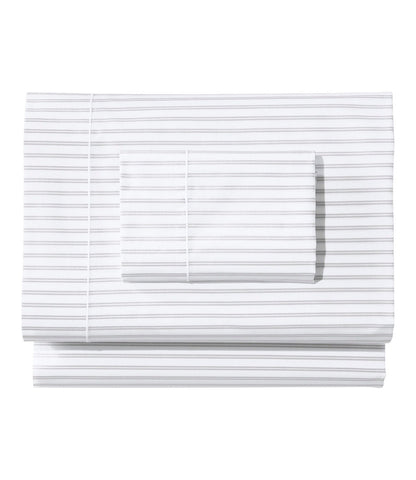 Premium Egyptian Percale Sheet Collection, Stripe | L.L.Bean outlet