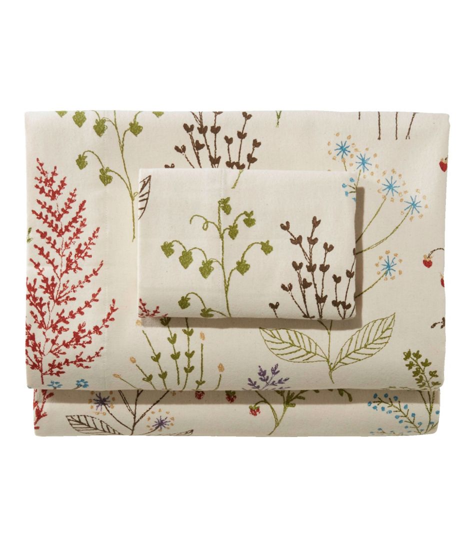 Botanical Floral Flannel Sheet Collection | L.L.Bean discount