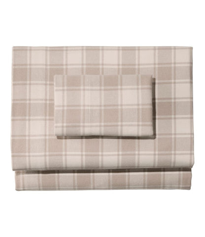 Ultrasoft Comfort Flannel Sheet Set, Check | L.L.Bean on sale