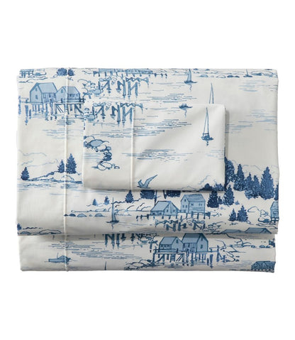 Coastal Landscape Percale Sheet Collection | L.L.Bean US