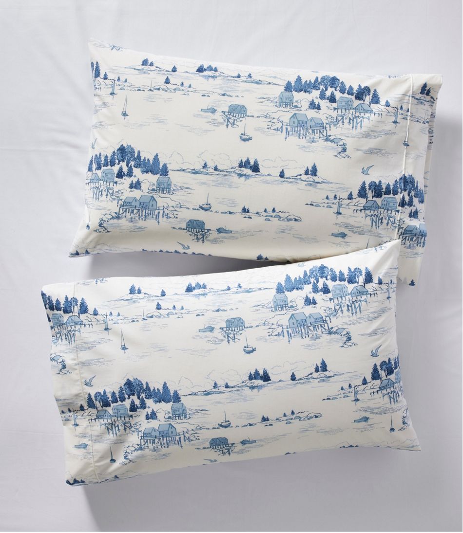 Coastal Landscape Percale Sheet Collection | L.L.Bean US