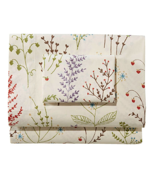 Botanical Floral Percale Sheet Collection | L.L.Bean discount