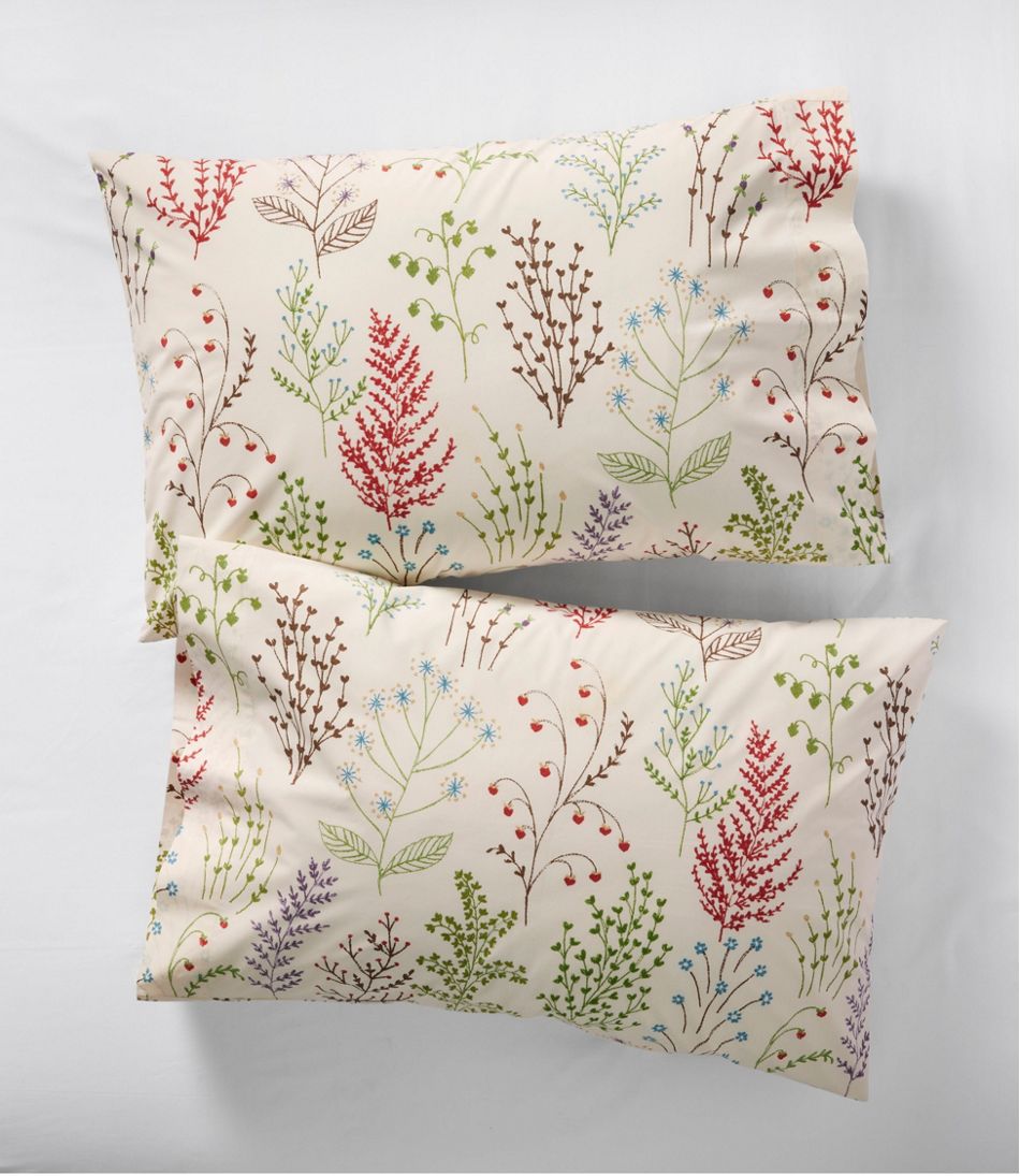 Botanical Floral Percale Sheet Collection | L.L.Bean discount