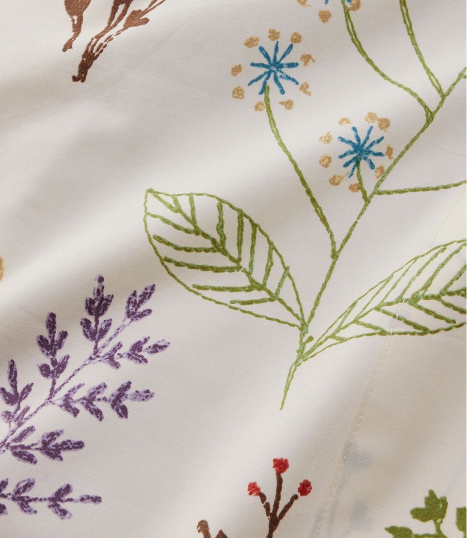 Botanical Floral Percale Sheet Collection | L.L.Bean discount