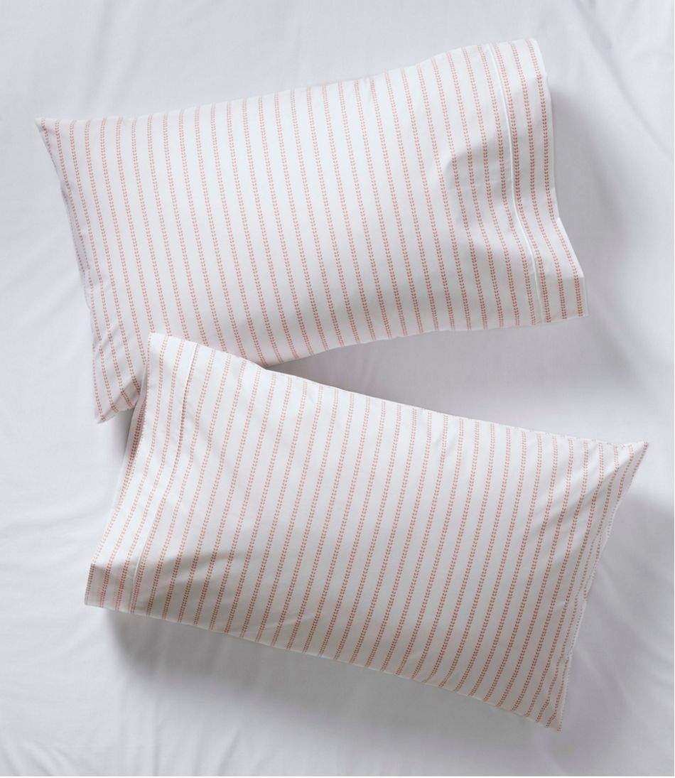 Sunwashed Percale Sheet Collection, Stripe Leaf | L.L.Bean US
