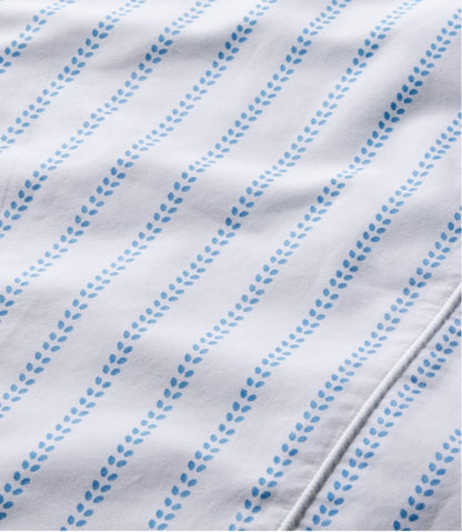 Sunwashed Percale Sheet Collection, Stripe Leaf | L.L.Bean US