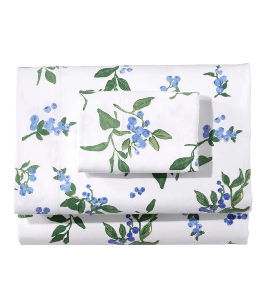 Jess Franks Blueberry Flannel Sheet Collection | L.L.Bean on sale