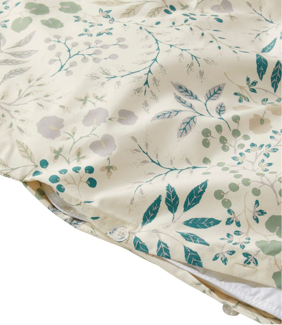 280-Thread-Count Pima Cotton Percale Comforter Cover Collection, Print | L.L.Bean online