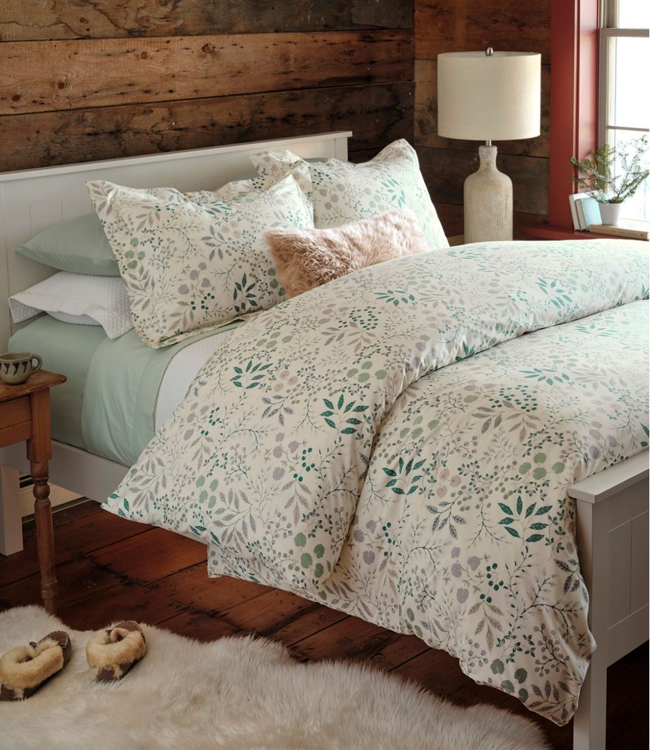 280-Thread-Count Pima Cotton Percale Comforter Cover Collection, Print | L.L.Bean online