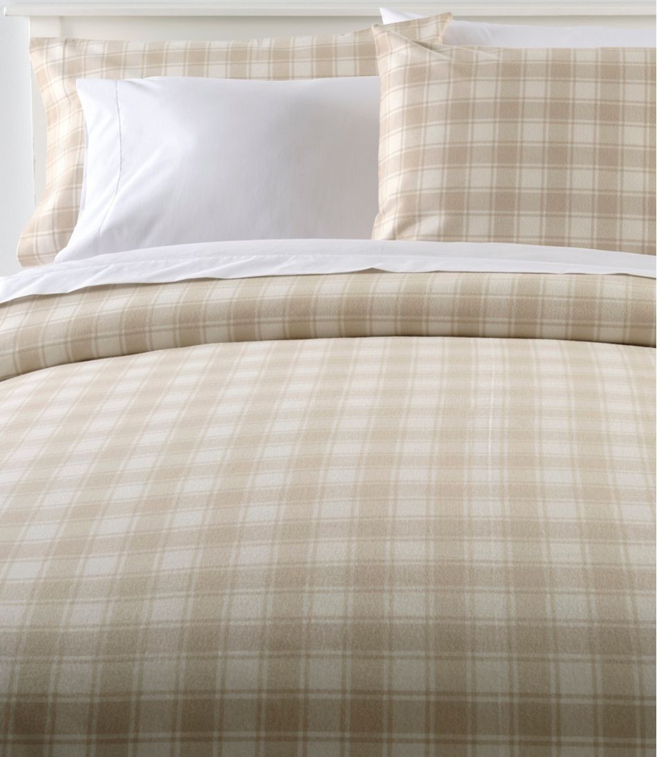 Ultrasoft Comfort Flannel Comforter Cover Collection, Check | L.L.Bean US