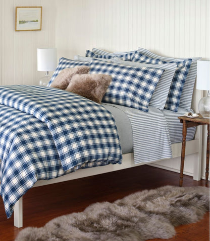 Ultrasoft Comfort Flannel Comforter Cover Collection, Check | L.L.Bean US