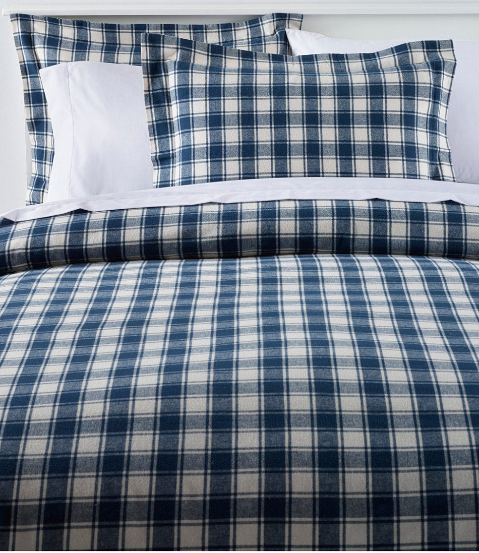 Ultrasoft Comfort Flannel Comforter Cover Collection, Check | L.L.Bean US