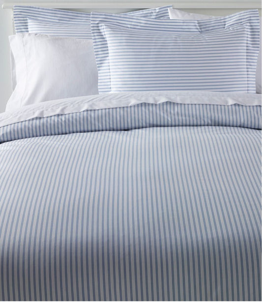 Premium Egyptian Percale Comforter Cover Collection, Stripe | L.L.Bean outlet