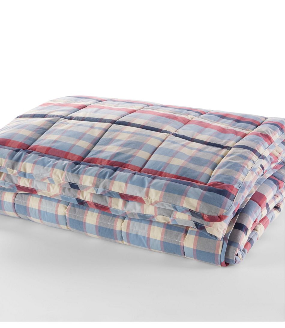 Ultrasoft Cotton Comforter, Plaid | L.L.Bean discount