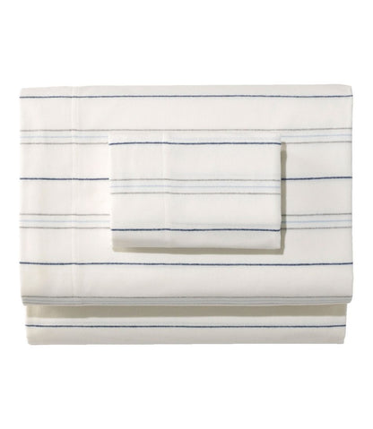 Organic Flannel Sheet Collection, Stripe | L.L.Bean US