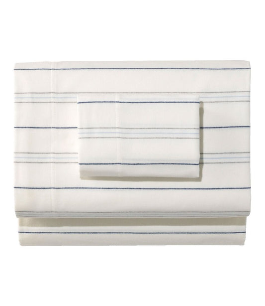Organic Flannel Sheet Collection, Stripe | L.L.Bean US