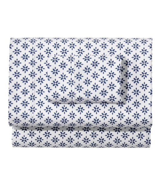 Sunwashed Percale Sheet Collection, Block Floral Print | L.L.Bean on sale