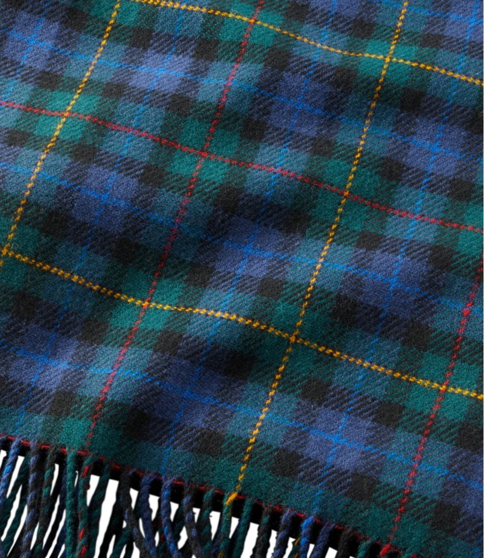 Washable Wool Throw, Plaid 54" x 60" | L.L.Bean online
