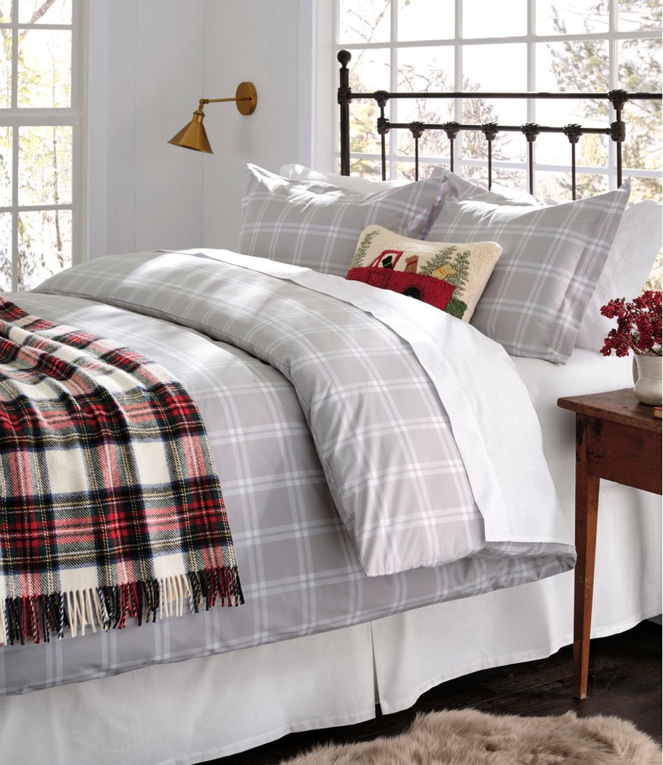 Washable Wool Throw, Plaid 54" x 60" | L.L.Bean online