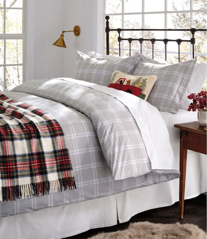 Washable Wool Throw, Plaid 54" x 60" | L.L.Bean online