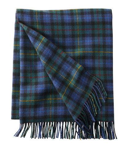 Washable Wool Throw, Plaid 54" x 60" | L.L.Bean online