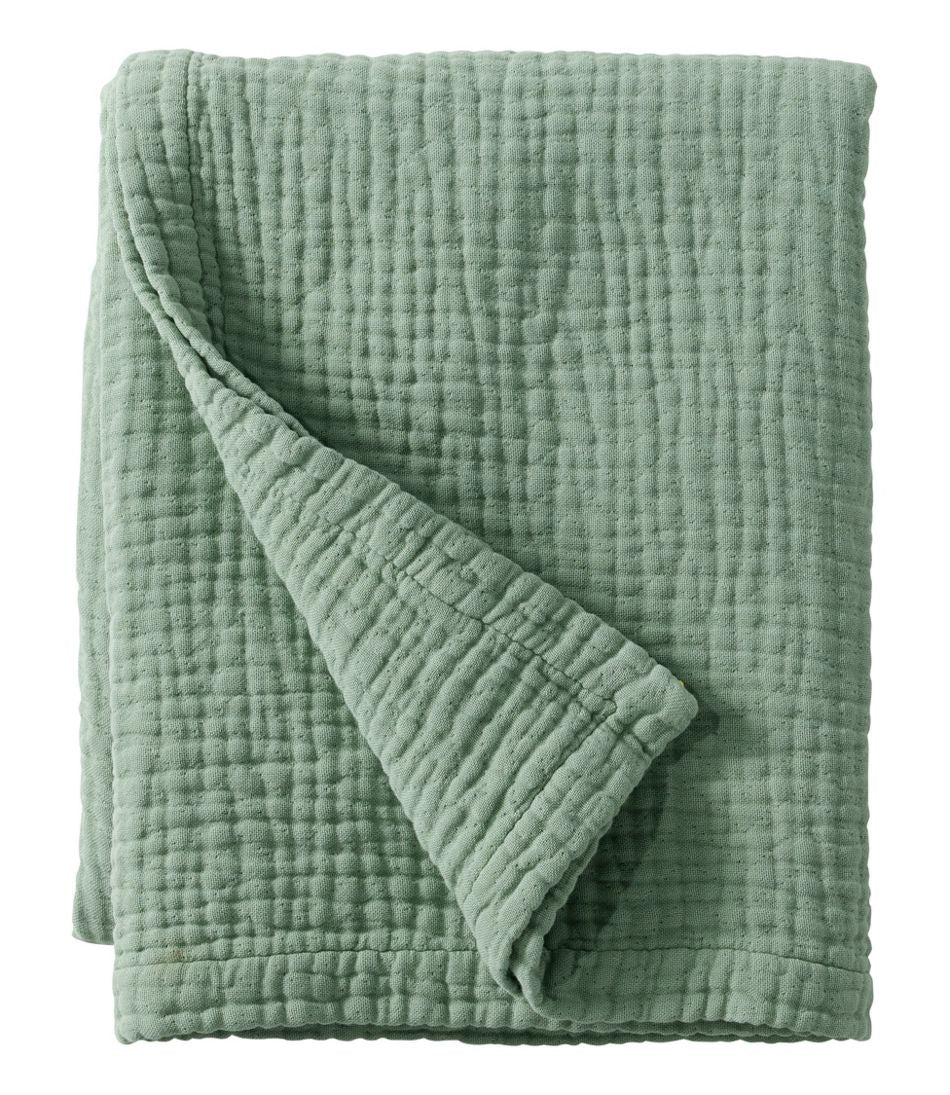 Lightweight Cotton Gauze Throw | L.L.Bean online