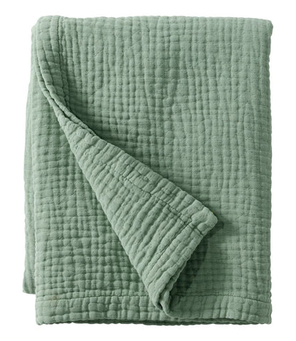 Lightweight Cotton Gauze Throw | L.L.Bean online