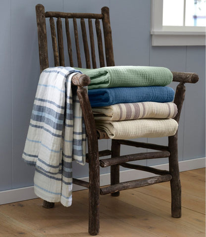 Lightweight Cotton Gauze Throw | L.L.Bean online