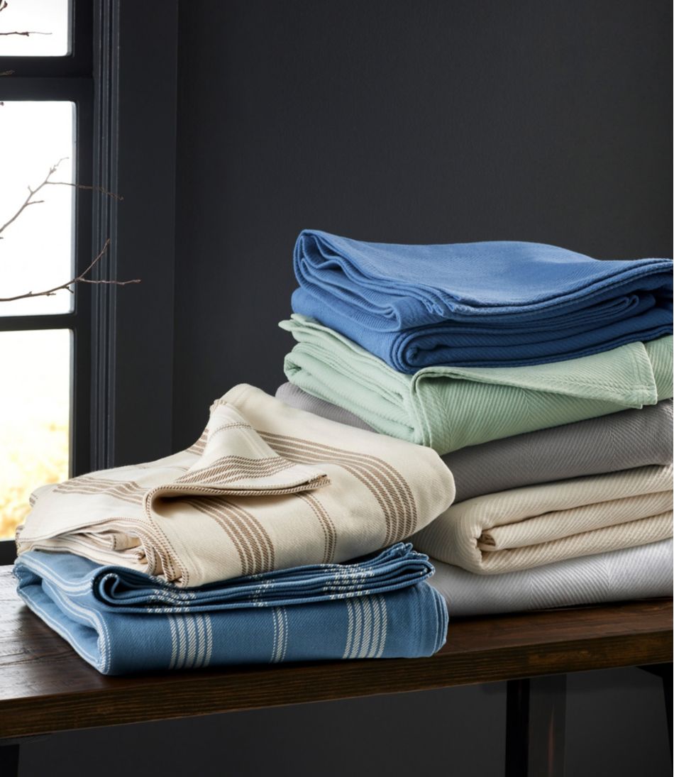 Organic Cotton Blanket, Stripe | L.L.Bean discount