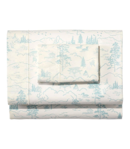 Lakeside Toile Percale Sheet Collection | L.L.Bean for sale