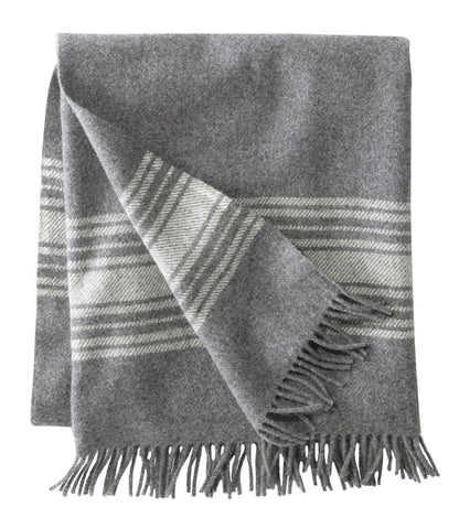 Washable Wool Throw, Striped | L.L.Bean on sale