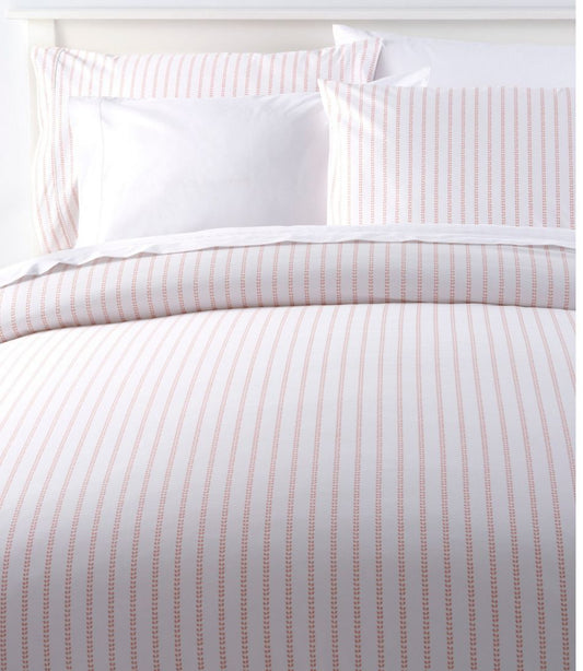 Sunwashed Percale Comforter Cover, Stripe Leaf | L.L.Bean for sale