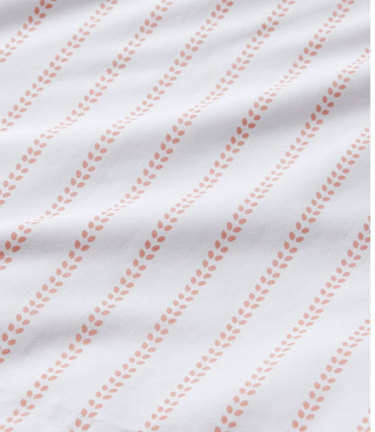 Sunwashed Percale Comforter Cover, Stripe Leaf | L.L.Bean for sale