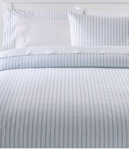 Sunwashed Percale Comforter Cover, Stripe Leaf | L.L.Bean for sale