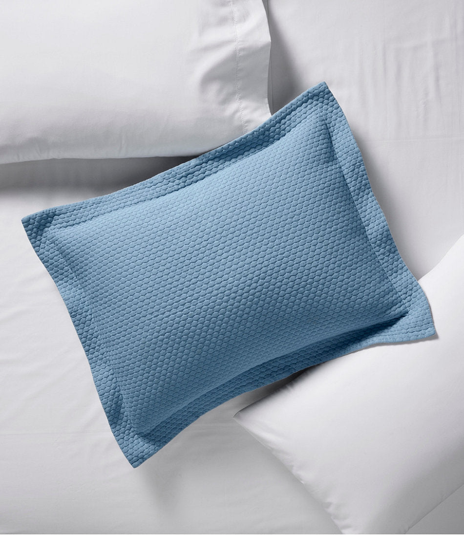 Organic Honeycomb Matelassé Sham | L.L.Bean US