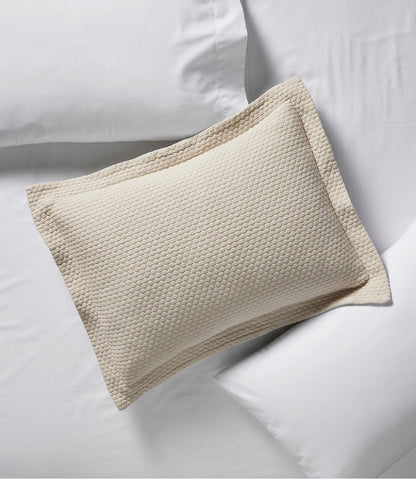 Organic Honeycomb Matelassé Sham | L.L.Bean US