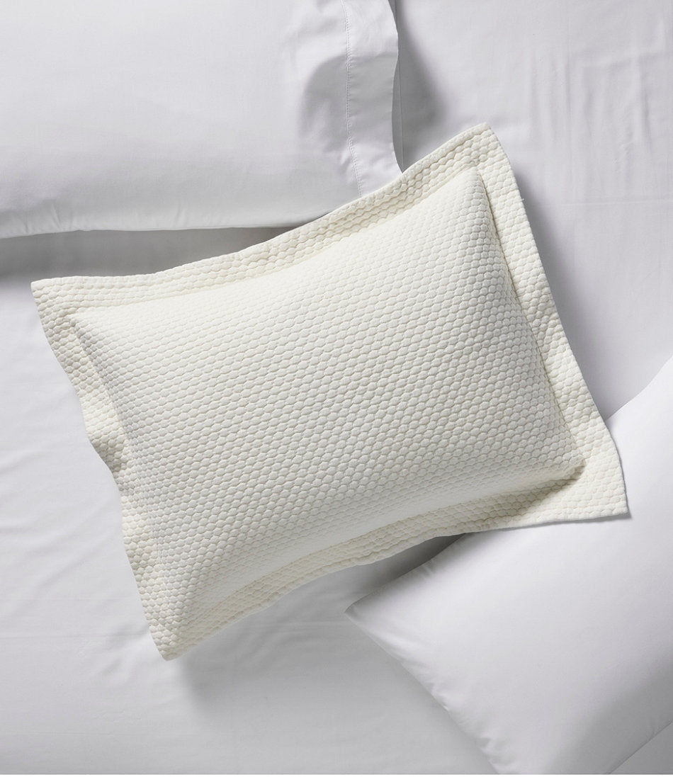 Organic Honeycomb Matelassé Sham | L.L.Bean US
