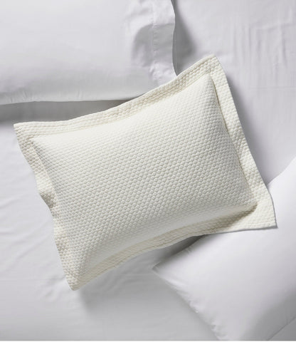 Organic Honeycomb Matelassé Sham | L.L.Bean US