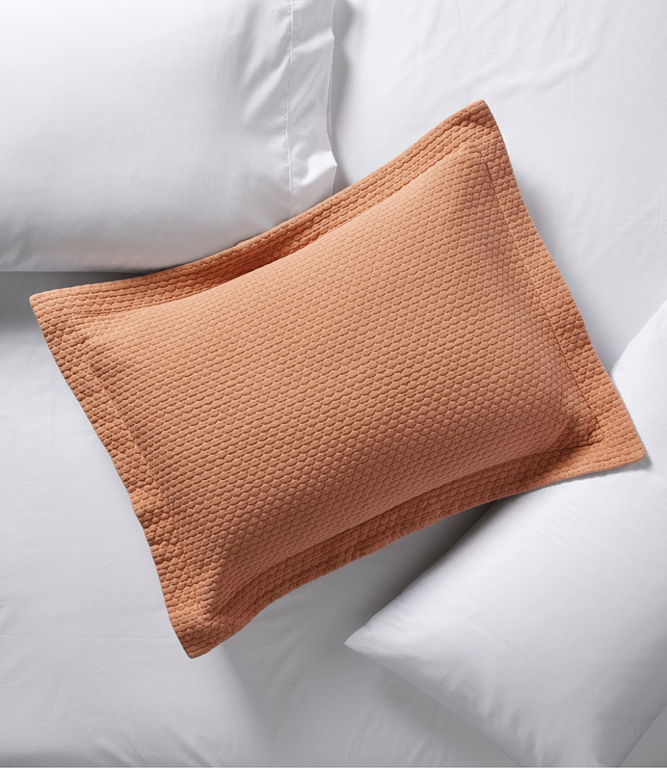 Organic Honeycomb Matelassé Sham | L.L.Bean US