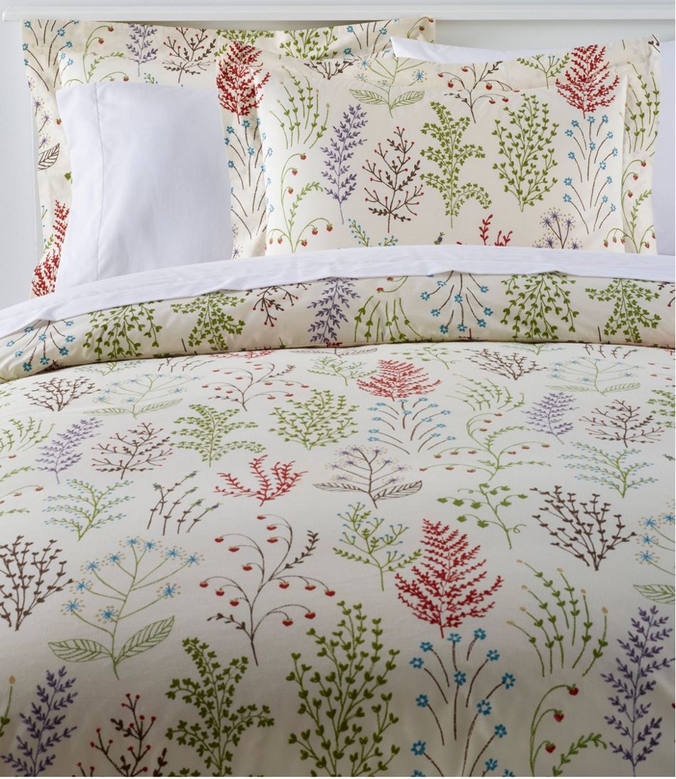 Botanical Floral Percale Comforter Cover Collection | L.L.Bean discount