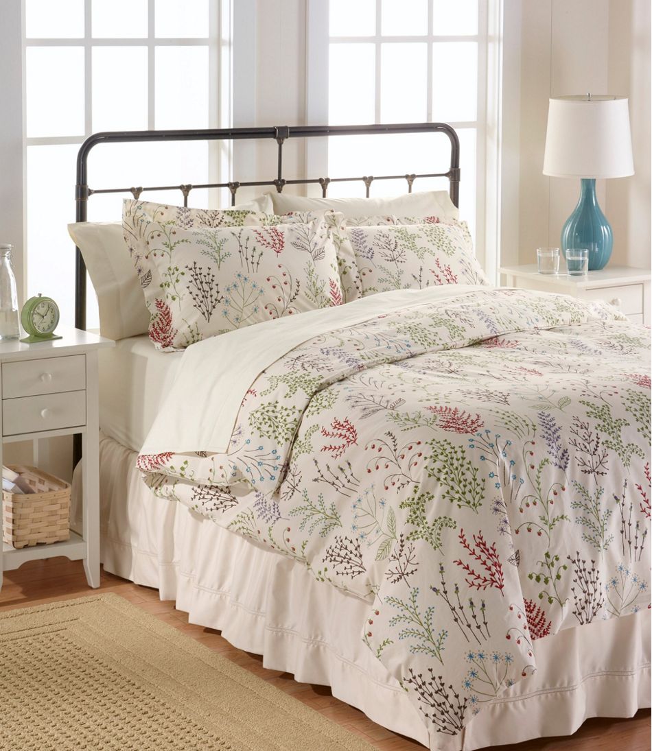 Botanical Floral Percale Comforter Cover Collection | L.L.Bean discount