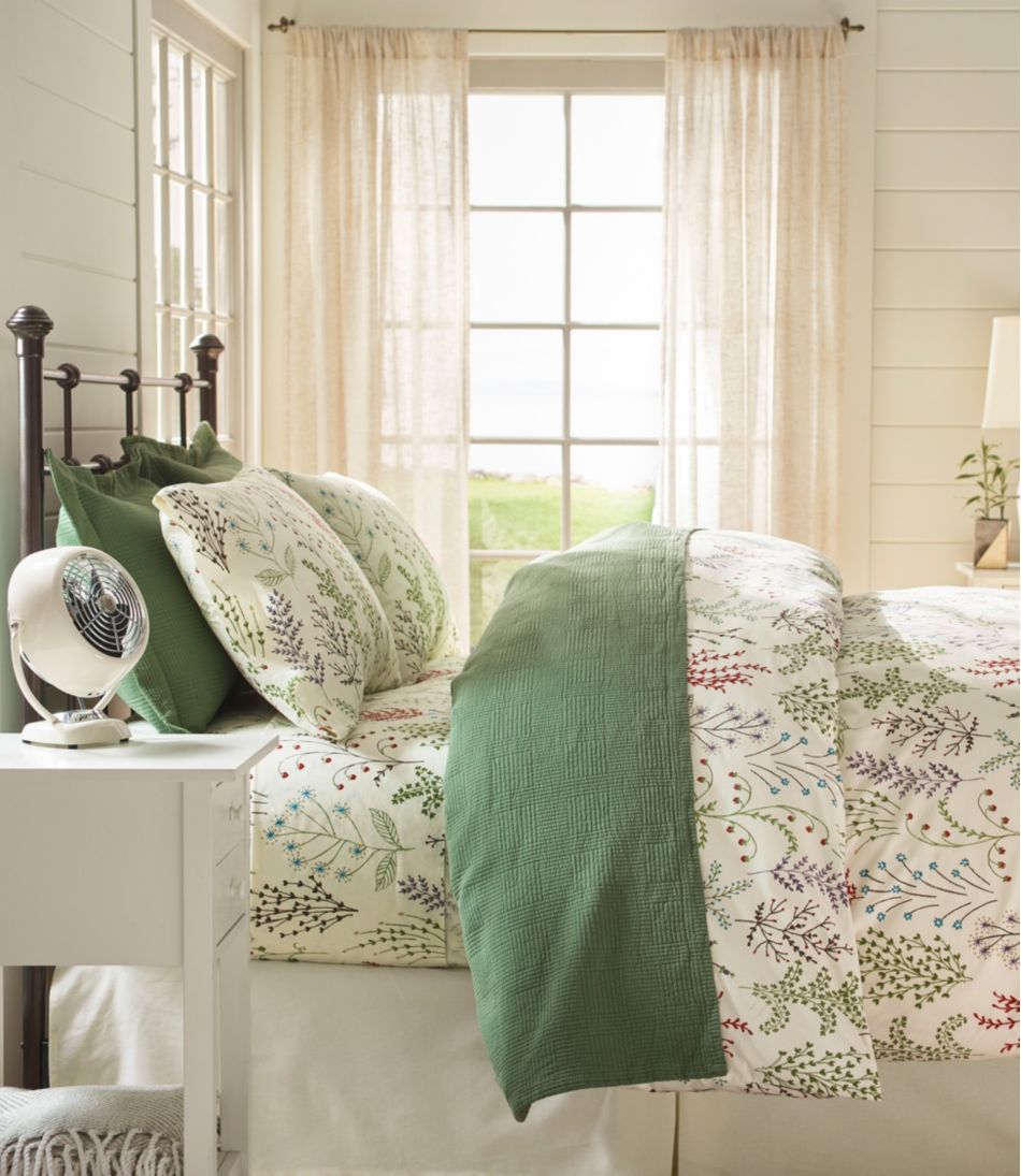 Botanical Floral Percale Comforter Cover Collection | L.L.Bean discount