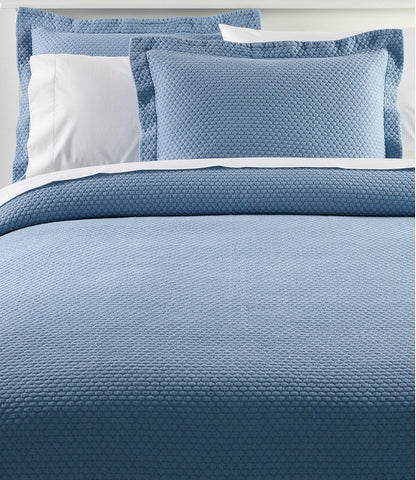 Organic Honeycomb Matelassé Coverlet | L.L.Bean online