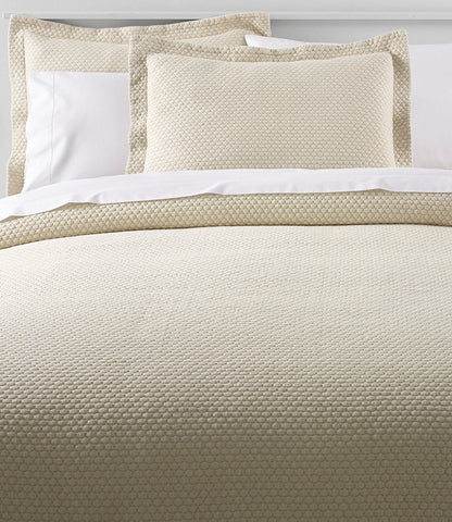 Organic Honeycomb Matelassé Coverlet | L.L.Bean online