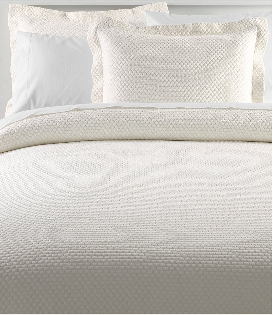Organic Honeycomb Matelassé Coverlet | L.L.Bean online