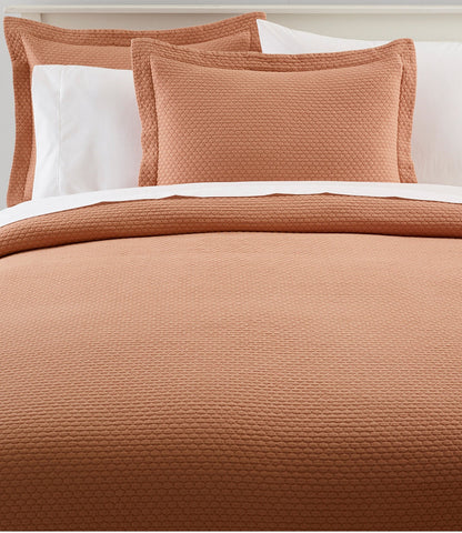 Organic Honeycomb Matelassé Coverlet | L.L.Bean online