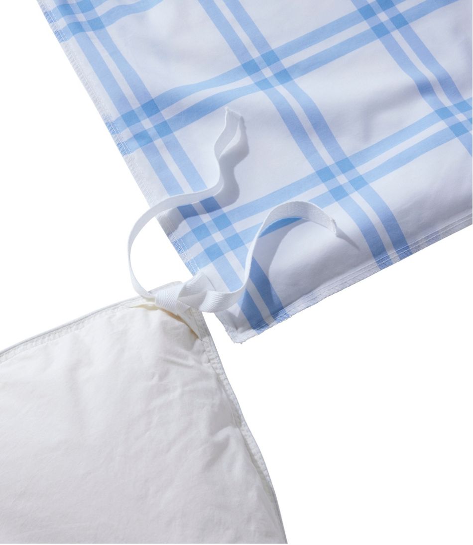 280-Thread-Count Pima Cotton Percale Comforter Cover Collection, Windowpane | L.L.Bean discount