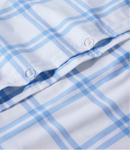 280-Thread-Count Pima Cotton Percale Comforter Cover Collection, Windowpane | L.L.Bean discount