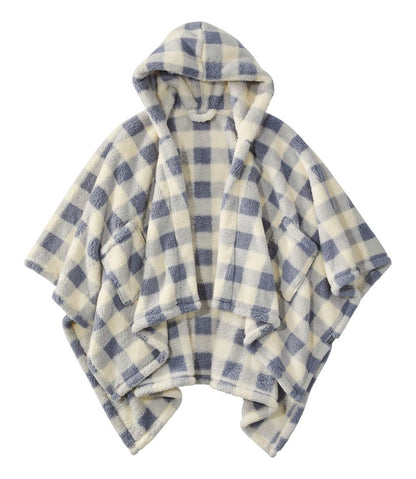 Cozy Sherpa Wearable Throw, Plaid | L.L.Bean US