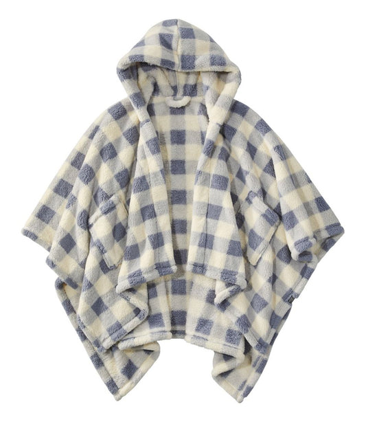 Cozy Sherpa Wearable Throw, Plaid | L.L.Bean US
